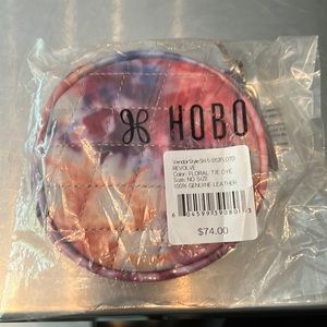 HOBO floral tie dye revolve zipper pouch new with tags